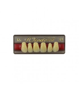 Estetic zęby akrylowe przednie górne fason 32, kolor R3, 6 szt.