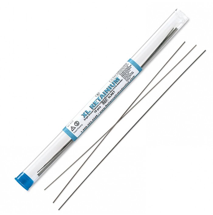 RetainiumXL® nickel free lingual retainer wire, .027” x .016” 15cm,  6" (10 pieces)