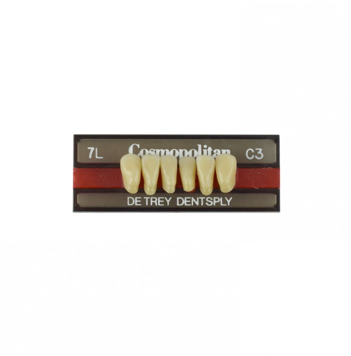 Cosmopolitan zęby akrylowe przednie dolne 7L, kolor C3, 6 szt.