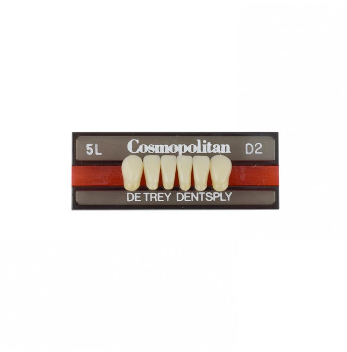 Cosmopolitan zęby akrylowe przednie dolne 5L, kolor D2, 6 szt.