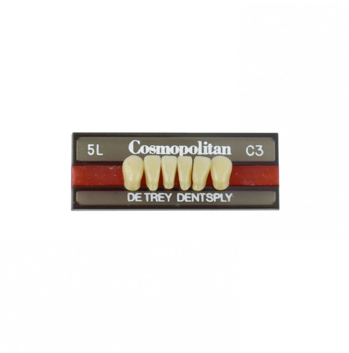 Cosmopolitan zęby akrylowe przednie dolne 5L, kolor C3, 6 szt.