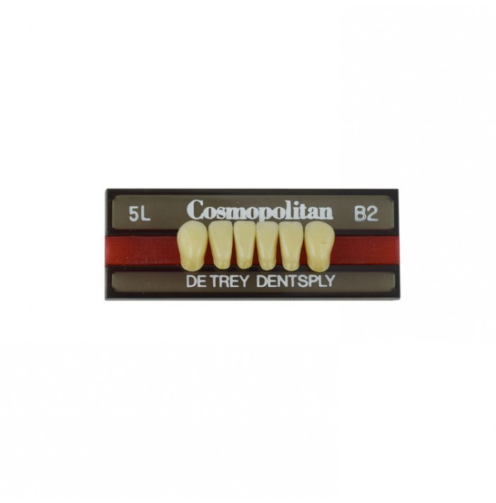 Cosmopolitan zęby akrylowe przednie dolne 5L, kolor B2, 6 szt.