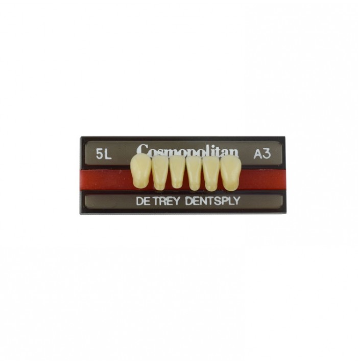 Cosmopolitan zęby akrylowe przednie dolne 5L, kolor A3, 6 szt.