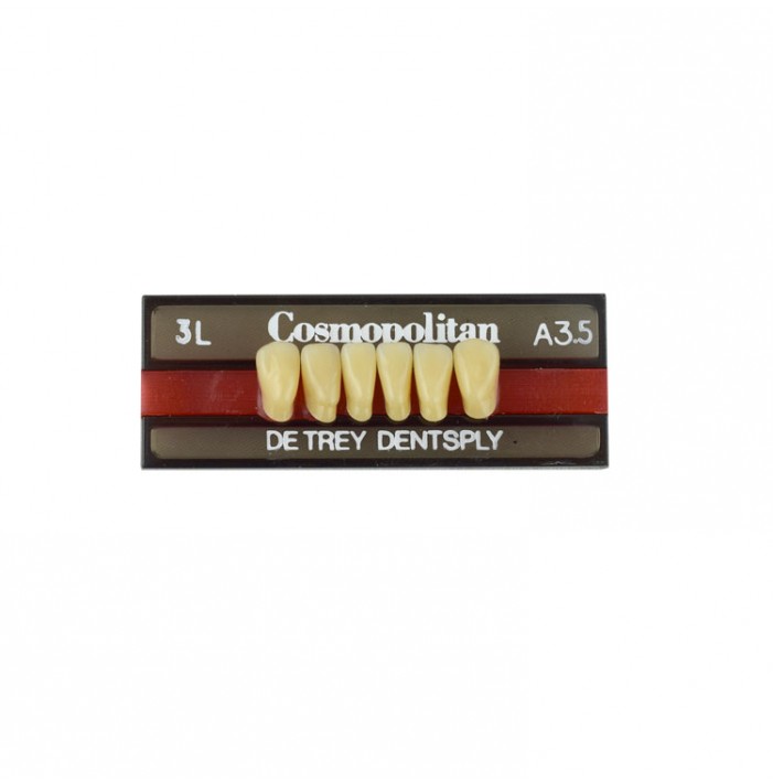 Cosmopolitan zęby akrylowe przednie dolne 3L, kolor A3.5, 6 szt.