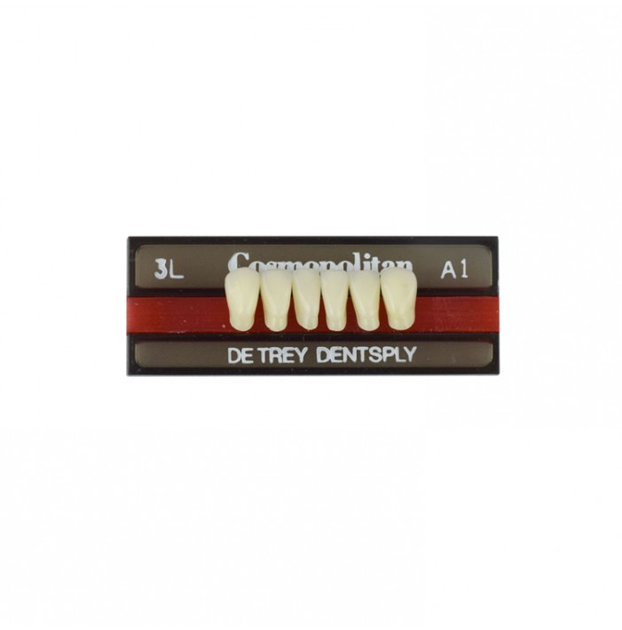 Cosmopolitan zęby akrylowe przednie dolne 3L, kolor A1, 6 szt.