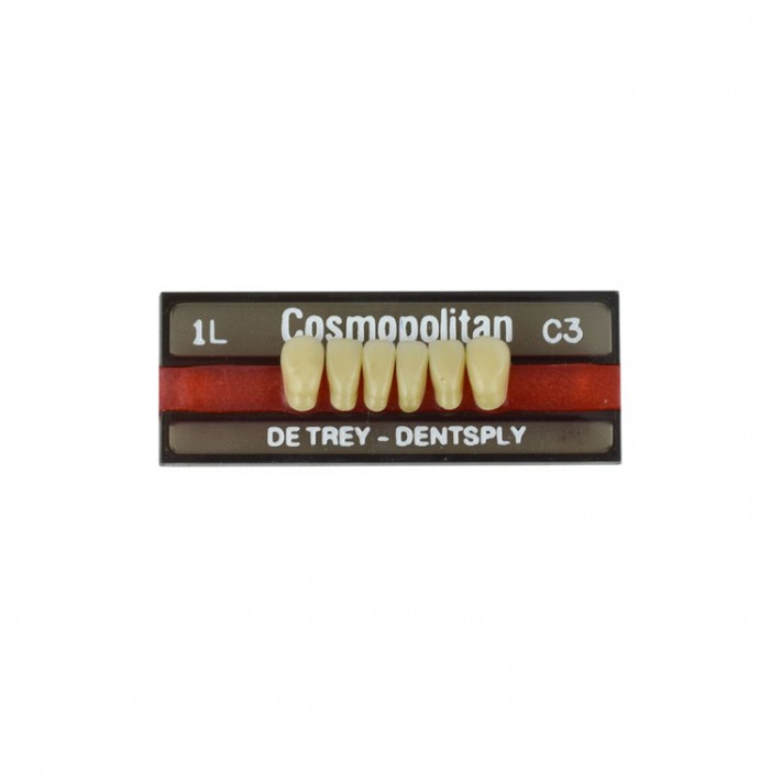 Cosmopolitan zęby akrylowe przednie dolne 1L, kolor C3, 6 szt.