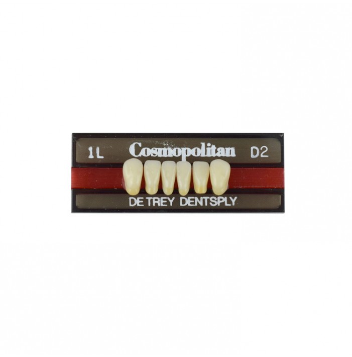 Cosmopolitan zęby akrylowe przednie dolne 1L, kolor D2, 6 szt.
