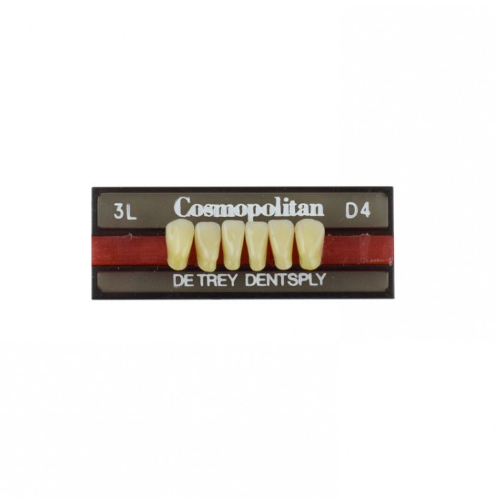 Cosmopolitan zęby akrylowe przednie dolne 3L, kolor D4, 6 szt.