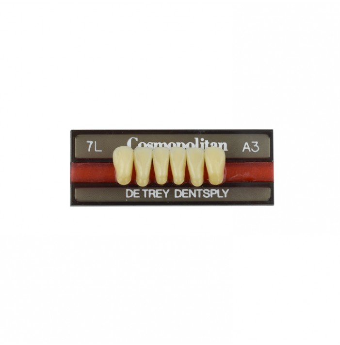 Cosmopolitan zęby akrylowe przednie dolne 3L, kolor A3, 6 szt.