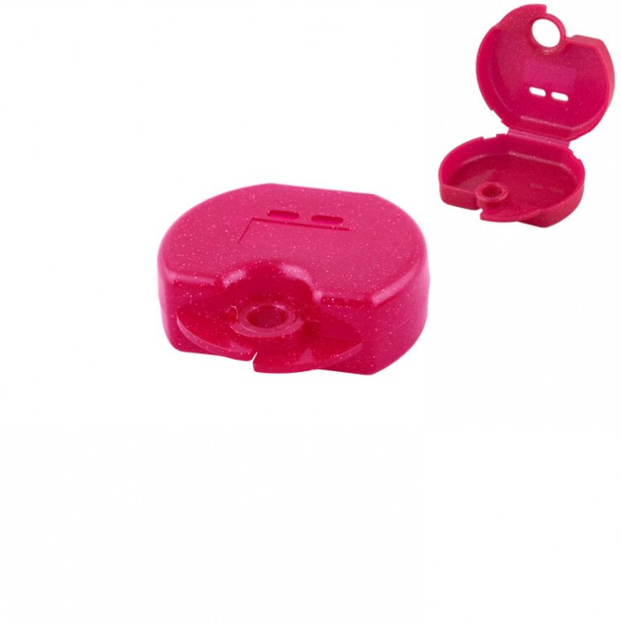 Retainer cases Euro mini tropical pink, 31 x 76 x 64mm (Pack of 10 pieces)