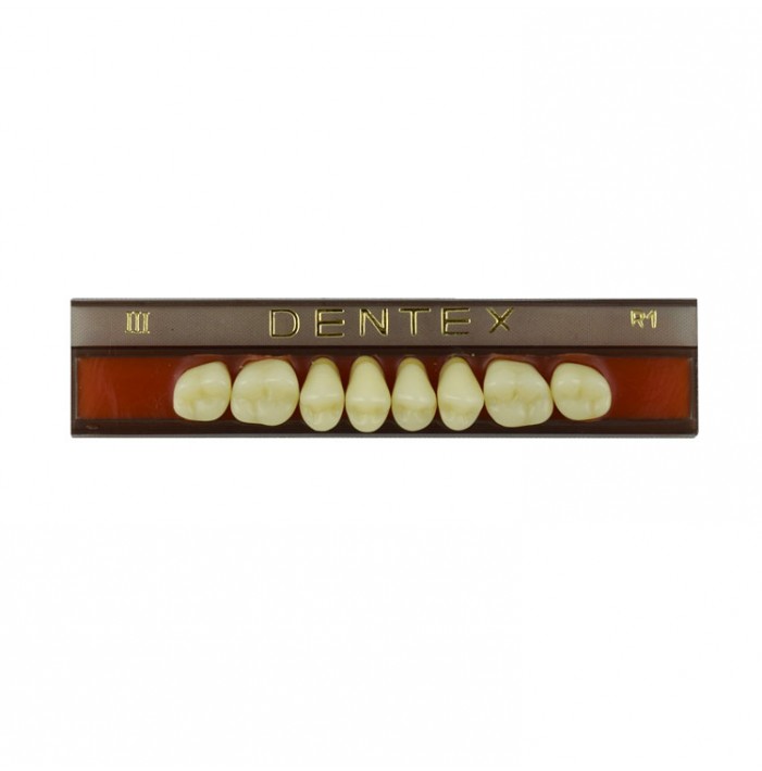 Zęby akrylowe boczne górne III, kolor R1, 8 szt.