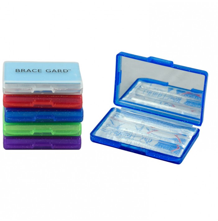 Brace Gard silikon ortodontyczny + pudełko z lusterkiem (10 szt.)