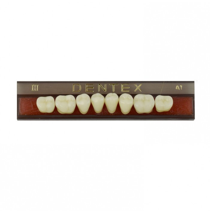 Zęby akrylowe boczne dolne III, kolor A1, 8 szt.