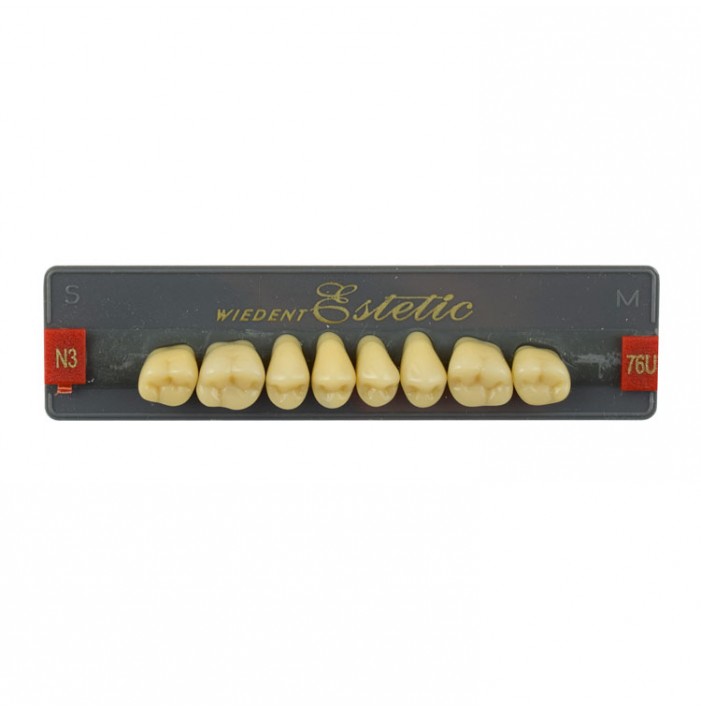 Estetic zęby akrylowe boczne górne 76, kolor N3, 8 szt.