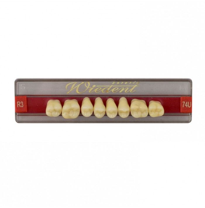 Estetic zęby akrylowe boczne górne 74, kolor R3, 8 szt.