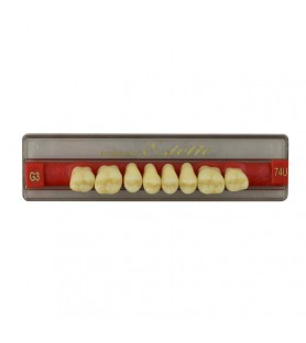 Estetic zęby akrylowe boczne górne 74, kolor G3, 8 szt.