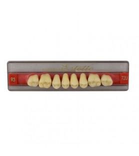Estetic zęby akrylowe boczne górne 72, kolor R3, 8 szt.