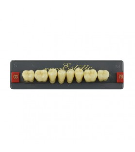 Estetic zęby akrylowe boczne dolne 79, kolor G3, 8 szt.