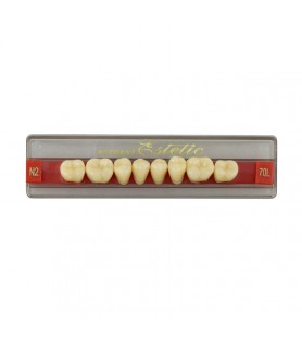 Estetic zęby akrylowe boczne dolne 70, kolor N2, 8 szt.