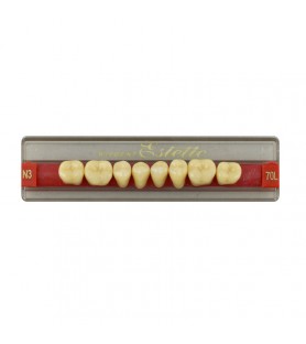Estetic zęby akrylowe boczne dolne 70, kolor N3, 8 szt.