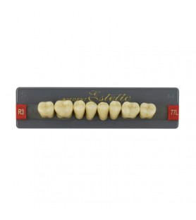 Estetic zęby akrylowe boczne dolne 77, kolor R3, 8 szt.