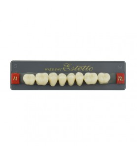 Estetic zęby akrylowe boczne dolne 72, kolor A1, 8 szt.