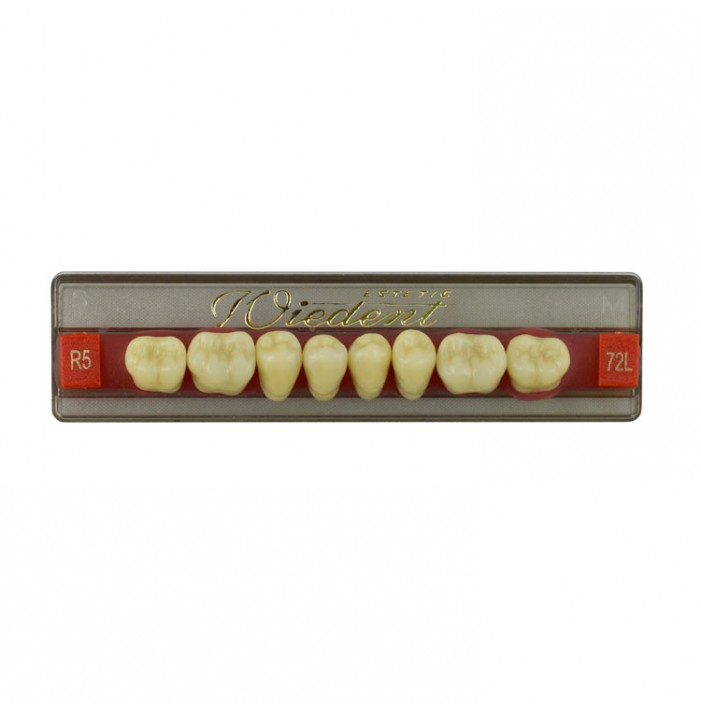 Estetic zęby akrylowe boczne dolne 72, kolor R5, 8 szt.
