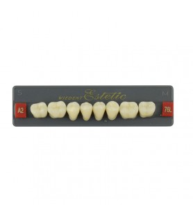 Estetic zęby akrylowe boczne dolne 76, kolor A2, 8 szt.