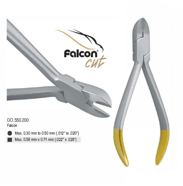 Falcon-Cut Kleszcze do cięcia twardego drutu proste