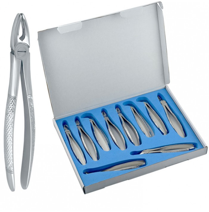 Extracting forceps European Pattern set of 10