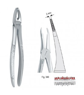 Extracting forceps European pattern fig. 349