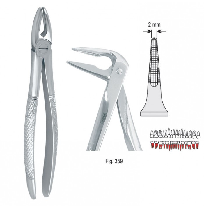 Extracting forceps European pattern fig. 359