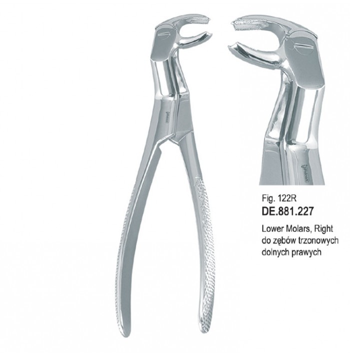 Extracting forceps Routurier Pattern fig. 122R