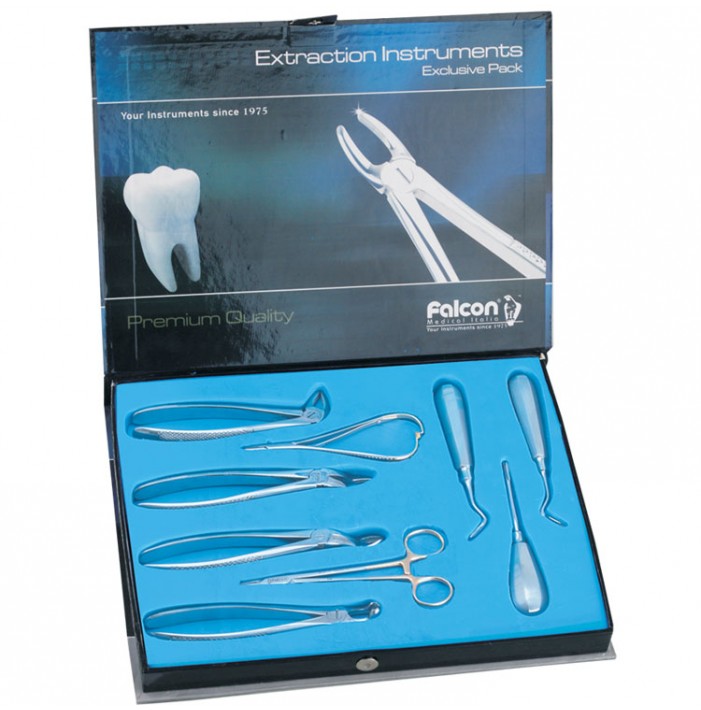 Extraction instruments set of 9 pieces