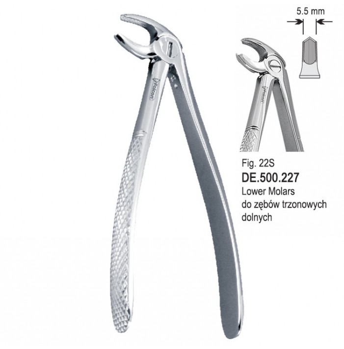 Extracting forceps children pattern fig. 22S