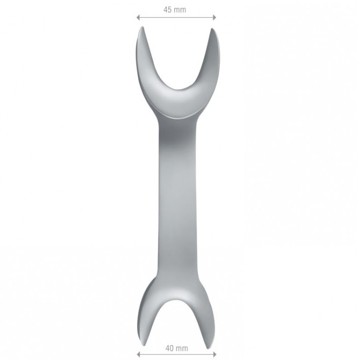 Retractor cheek DE Falcon-Simplex V-shape 170mm