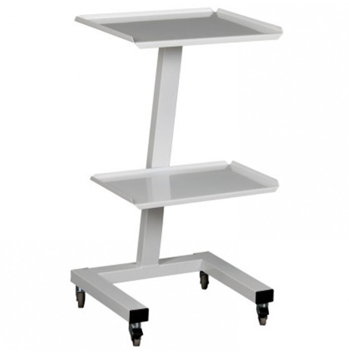 Dental trolley with 2 shelves 870 x 400 x 475 mm