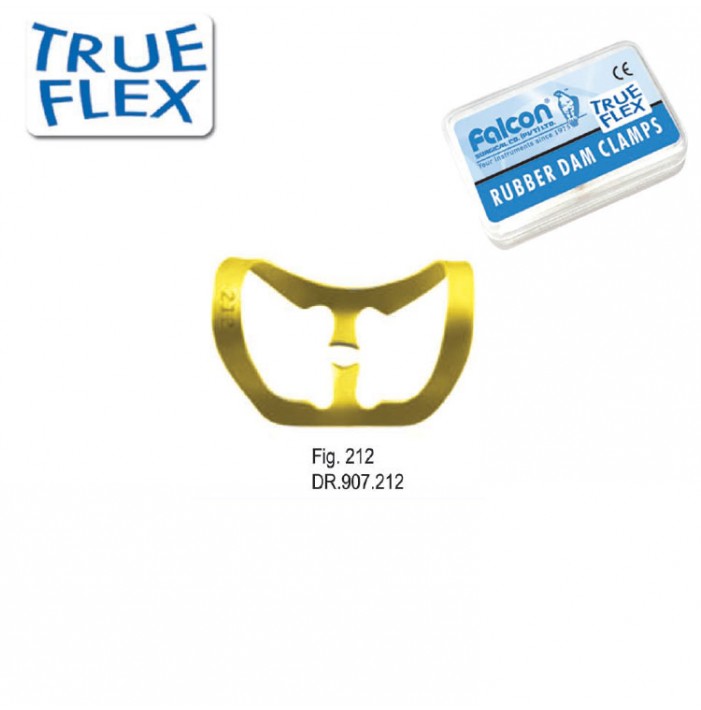 True-Flex Rubber dam clamp, Anteriors fig. 212