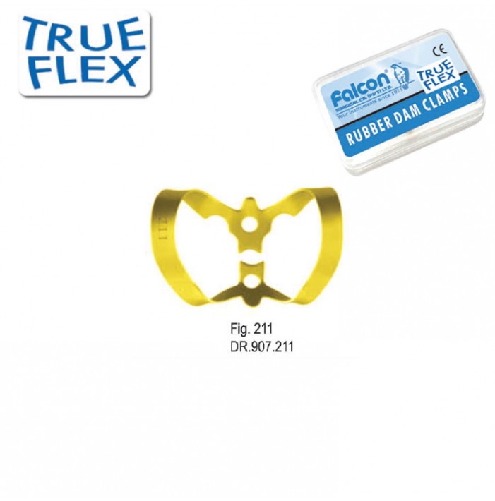 True-Flex Rubber dam clamp, Anteriors fig. 211