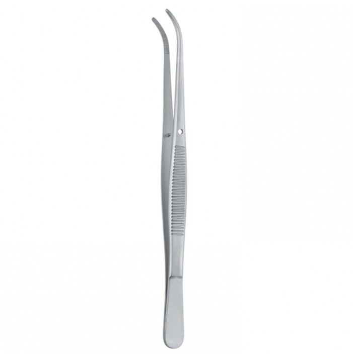 Forceps dissecting Semken serrated curved 150mm