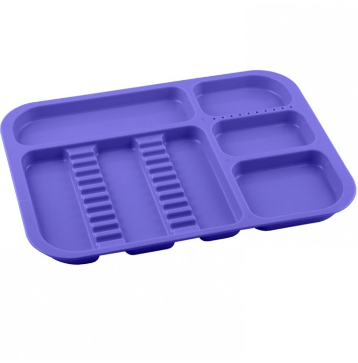 Instrument Tray plastic 340x245x20mm lavender (autoclavable 134°c)