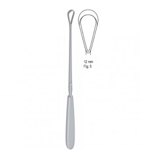 Curette uterine Sims malleable blunt Fig.5/12mm, 255mm