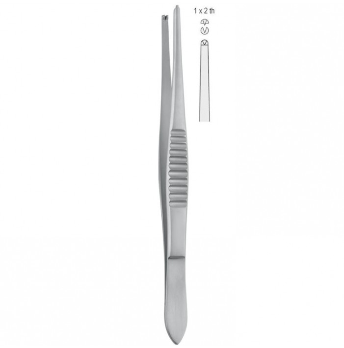 Forceps dissecting Falcon-Standard (USA-Pattern) 1x2th 250mm