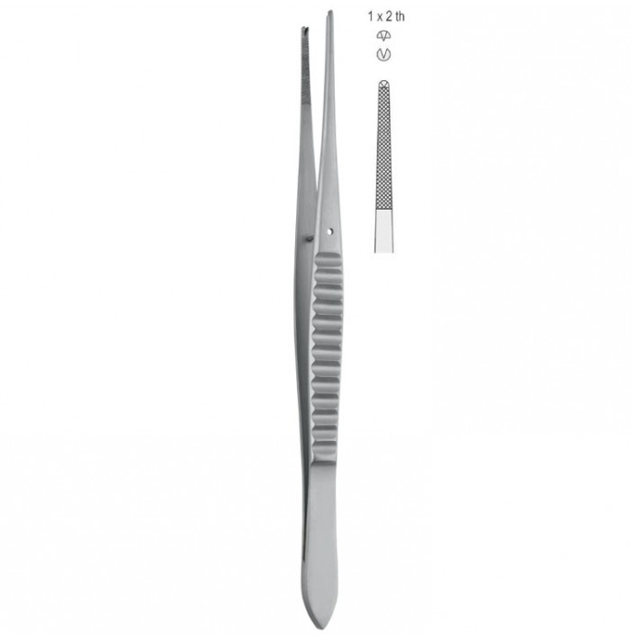 Penseta chirurgiczna Waugh 1x2 ząbki 200mm