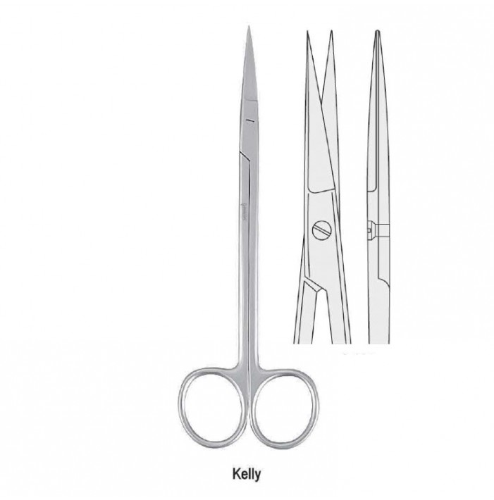 Scissors Kelly straight 180mm