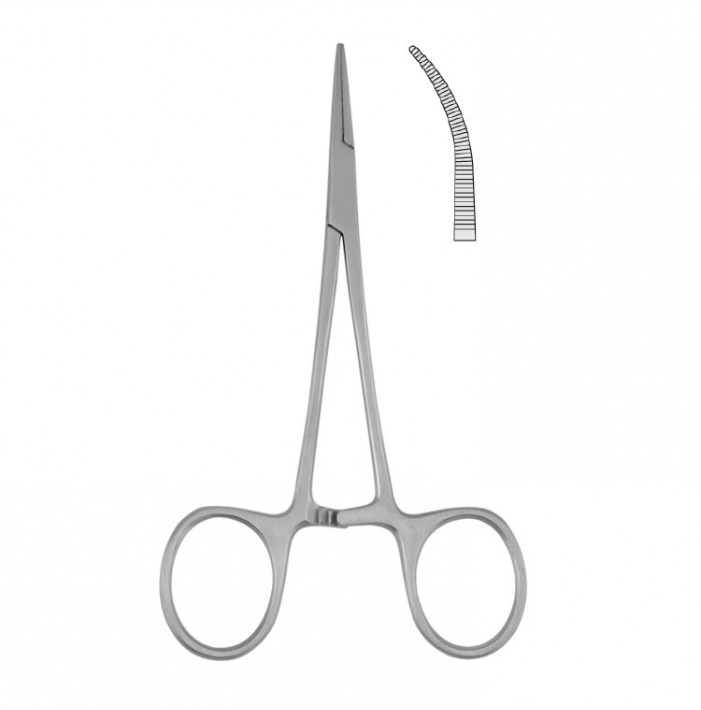 Forceps artery Micro Halsted Mosquito curved 125mm