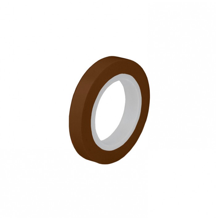 Color coding tape brown, 6.35mm x 5 meters