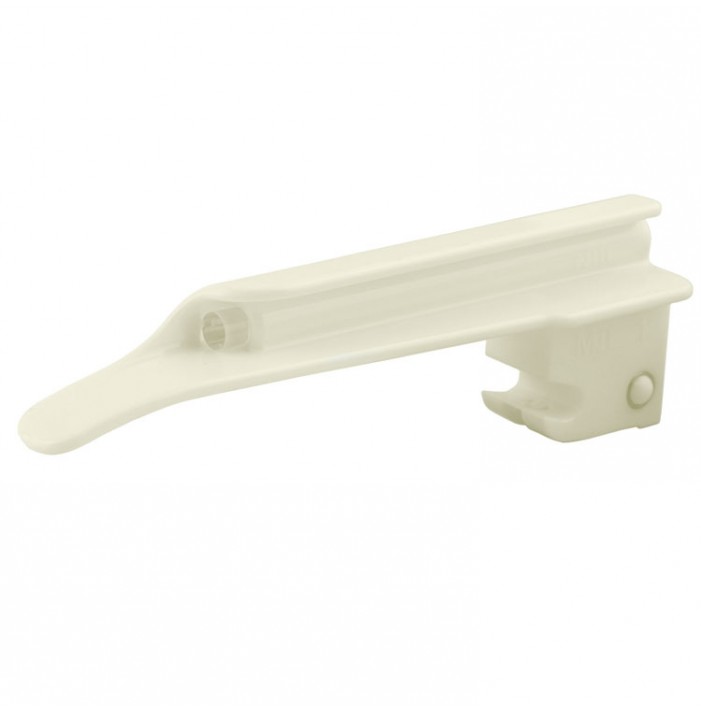 Disposable fiber optic laryngoscope plastic blade Miller fig. 1