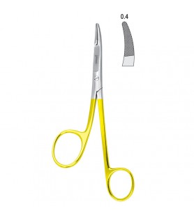 Falcon-Grip Needle holder left handed with scissors Gillies left handed 160mm TC