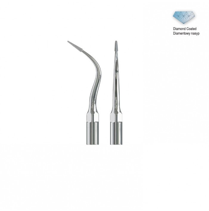 Ultrasonic periodontal tip diamond coated fig. P4D (E-M Type)